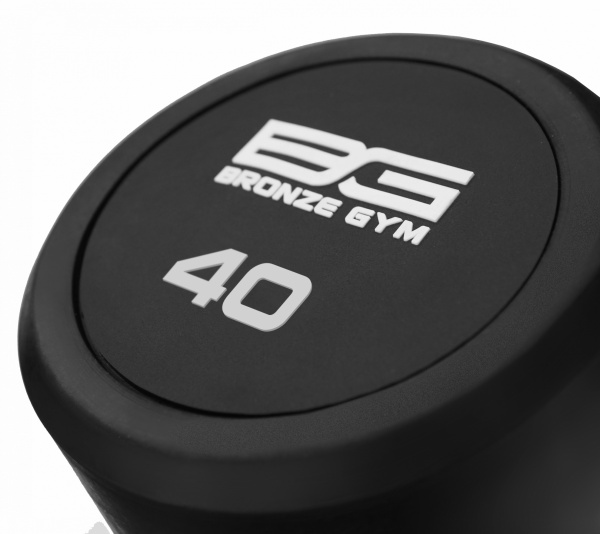 Штанга обрезиненная прямая Bronze Gym 40 кг BG-PA-BB-S40